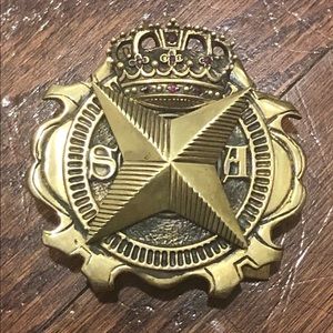 Soffer Ari royal star bronze belt buckle